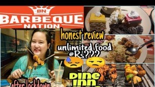'Unlimited buffet @Rs. ???at Barbeque nation Bareilly | Changes after lockdown ????| Honest Review !!'