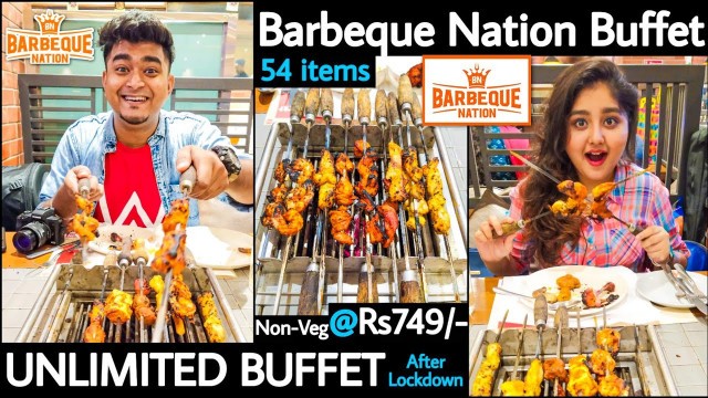 'BARBEQUE NATION KOLKATA BUFFET | Best UNLIMITED BUFFET After Lockdown | Just FATAFATI !'