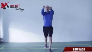 'Exercice fitness :  Row Jack'