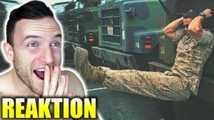 'Sascha Huber reagiert auf Michael Eckert | SUPER MARINE in Army Gym'