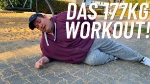 'Sascha Huber Workout mit 177 Kg!'