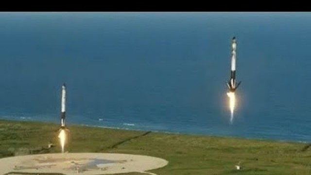 SpaceX Lands All 3 Falcon Heavy Boosters for the First Time