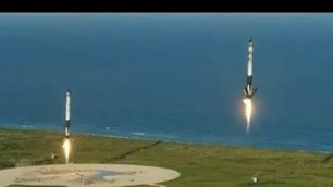 SpaceX Lands All 3 Falcon Heavy Boosters for the First Time