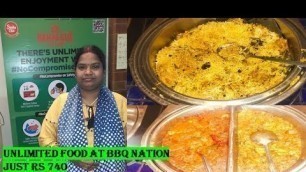 'Barbeque Nation (Unlimited Buffet) at just Rs 740/- Post lockdown'