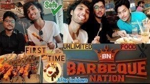 'First time in Barbeque Nation | Unlimited food | Gaur central mall Raj Nagar Ghaziabad'