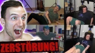 'Rezo und Papaplatte machen ein Sascha Huber Workout! | Sascha Huber Reaktion'