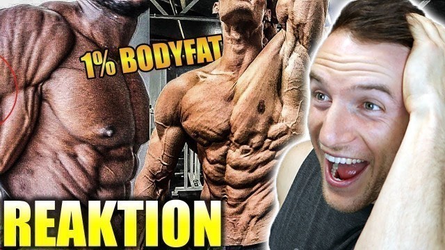 '1% KÖRPERFETT BODYBUILDER!? | Sascha Huber Reaktion'
