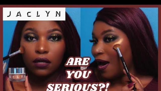 'Jaclyn Cosmetics Beaming Light Loose Highlights | Review + Try On | Dark Skin'