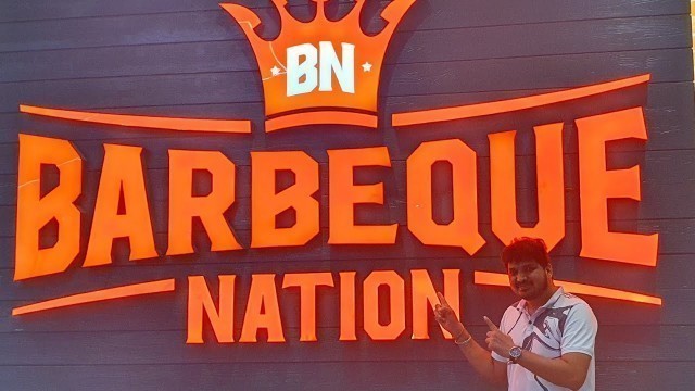 'Barbeque Nation Kakinada: Food Vlog in Telugu | SRMT Mall - Unlimited Buffet'