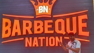 'Barbeque Nation Kakinada: Food Vlog in Telugu | SRMT Mall - Unlimited Buffet'