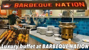 'Best luxurious buffet at BARBEQUE NATION || Unlimited food || Jalandhar foods || pettoo Singh'