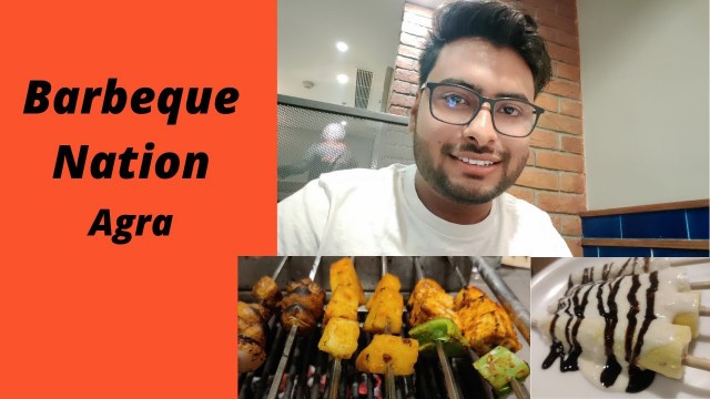 'Barbeque Nation Unlimited Buffet in just 799₹ || Unlimited food & kabab | Agra'