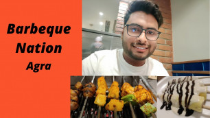 'Barbeque Nation Unlimited Buffet in just 799₹ || Unlimited food & kabab | Agra'