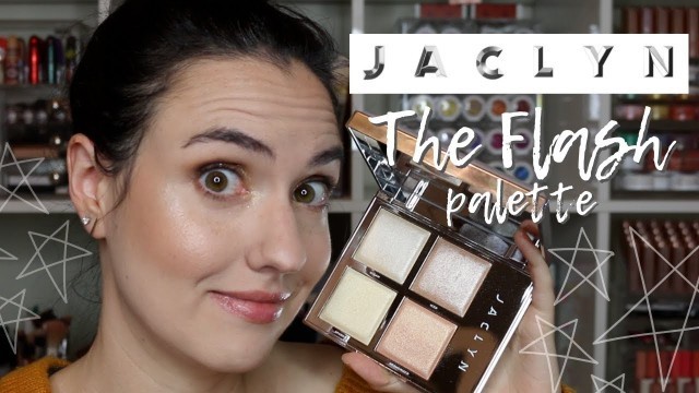 'Jaclyn Cosmetics Holiday 2019 | Flash Palette Swatches + Demo Because My Husband Is a Jaclyn Stan'