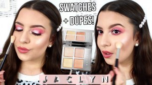 'JACLYN COSMETICS THE FLASH HIGHLIGHTER PALETTE.. IS IT GOOD?  | SWATCHES, & DUPES! | Jackie Ann'