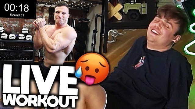 'Ich folge einem WORKOUT von Sascha Huber!