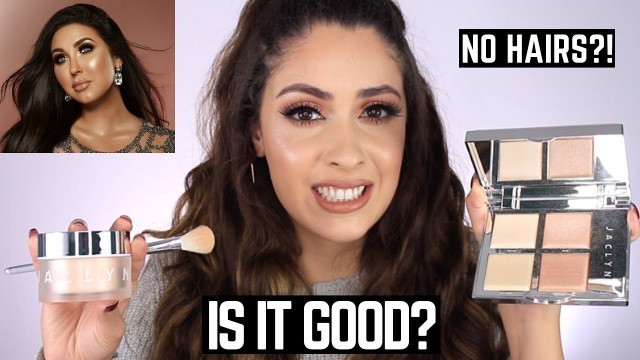 'Jaclyn Cosmetics Holiday Highlighter Review | Swatch Comparison The Flash Palette & Moodlight Powder'