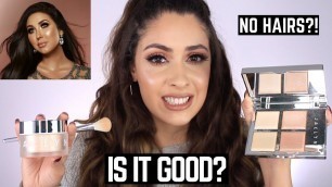 'Jaclyn Cosmetics Holiday Highlighter Review | Swatch Comparison The Flash Palette & Moodlight Powder'