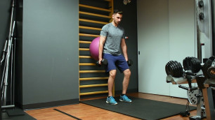 'Ball squat | Squat avec ballon'