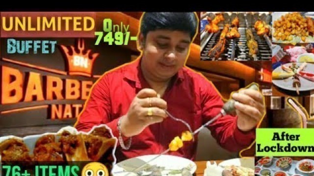 'BARBEQUE NATION UNLIMITED FOOD IN KOLKATA AFTER LOCKDOWN।। BEST BUFFET IN KOLKATA. Vloger SAYANTAN'