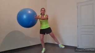 'Se tonifier avec un ballon#swiss ball#haltere#sportalamaison#AlexFit'