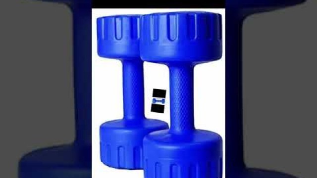 'Aurion Set of 2 PVC Dumbbells Weights Fitness Home Gym Exercise Barbell (Pack of 2) #Shorts'