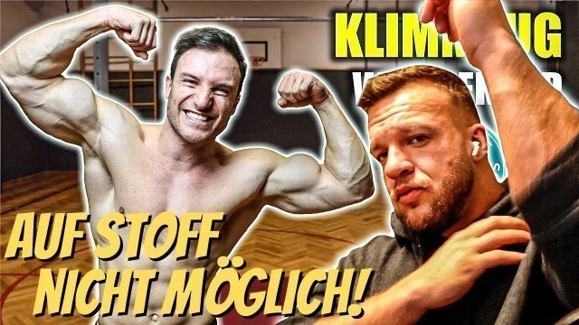'Mit Papa Joker! Sascha Huber 1 Stunde Klimmzug Challenge Reaktion'