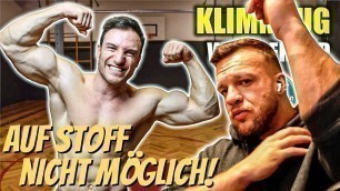 'Mit Papa Joker! Sascha Huber 1 Stunde Klimmzug Challenge Reaktion'