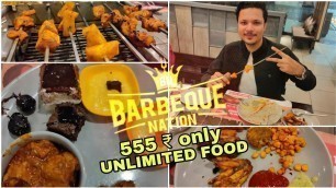 'BARBEQUE NATION KOTA-UNLIMITED FOOD || VEG & NON-VEG FOOD|| FULL DETAILED VLOG'