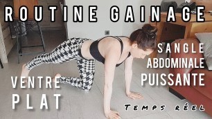 '6 MIN ROUTINE GAINAGE | Sangle Abdominale Puissante'