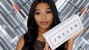 'NEW Jaclyn Hill Cosmetics Lipsticks Review | All 20 Lip Swatches | Lipsticklayna'