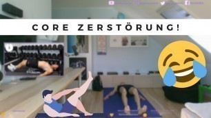 'Lappen macht Sascha Huber 9 Minuten CORE Workout für Zuhause | SIXPACK + UNTERER RÜCKEN 