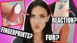 'I BOUGHT THE JACLYN HILL LIPSTICKS... oh this is not good.'