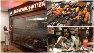 'BARBEQUE NATION BUFFET || UNLIMITED BBQ BUFFET in   HYDERABAD ||Reviewing Barbeque Nation'