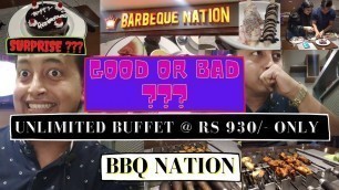 'UNLIMITED FOOD |BUFFET| BARBEQUE NATION (BBQ) | @RS 930/- ONLY | DIAMOND PLAZA | ADDA UNCUT OFFICIAL'