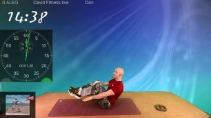'45 min Level 4 / Gainage POSTURALE David FITNESS LIVE - Blabla intro coupé'