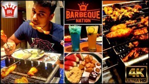 'Barbeque Nation ബുഫേ At Kochi | Unlimited Indian Food | Buffet | Honest Food Review | Grills'