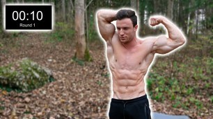 '10 Minuten Ganzkörper HIIT-Workout für Zuhause - Extrem effektiv | Sascha Huber'