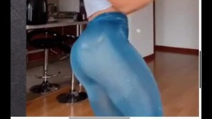 'FITNESS BABE SOLO DANCE TIGHT JEANS AWESOME !!!'