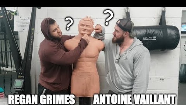 'Antoine and Regan Grimes train back at Fortis Fitness gym Toronto'