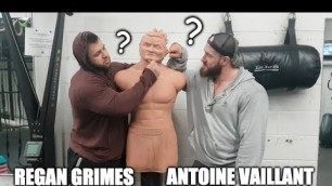 'Antoine and Regan Grimes train back at Fortis Fitness gym Toronto'