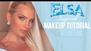 'ELSA INSPIRED MAKEUP TUTORIAL!'