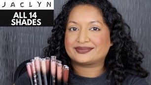 'Jaclyn Cosmetics Poutspoken Liquid Lipsticks Review'