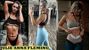 'Julie Anna Fleming - Sexy Fitness Babe / Weight Loss Exercises'