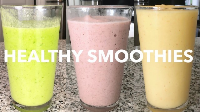 'MY GO TO 5 HEALTHY BREAKFAST SMOOTHIES FALL 2020'