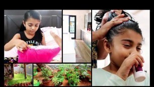'Our Garden is Growing Beautifully - Maha\'s Hair Care Routine - Garden Update - Planting Strawberries'