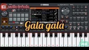 'org dangdut gala gala  set drum kn7000 