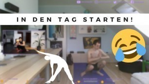 'Lappen macht Sascha Huber 10 Minuten Mobility Fitness Routine | Mache das jeden Morgen! 