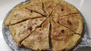 'Egg and l chicken pizza parantha || Easy breakfast || No Maida || No Oven'