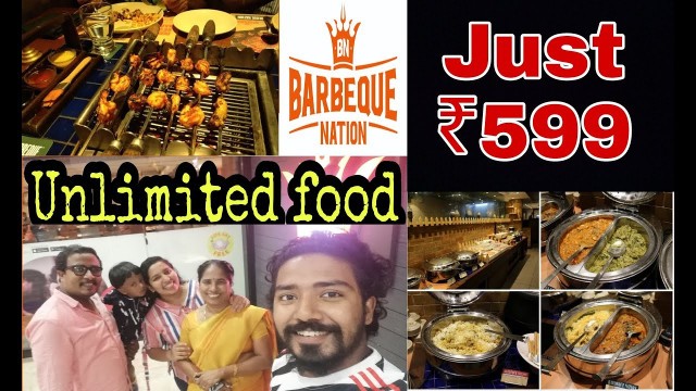 'Barbeque nation @Thrissur | Unlimited food just ₹599|'